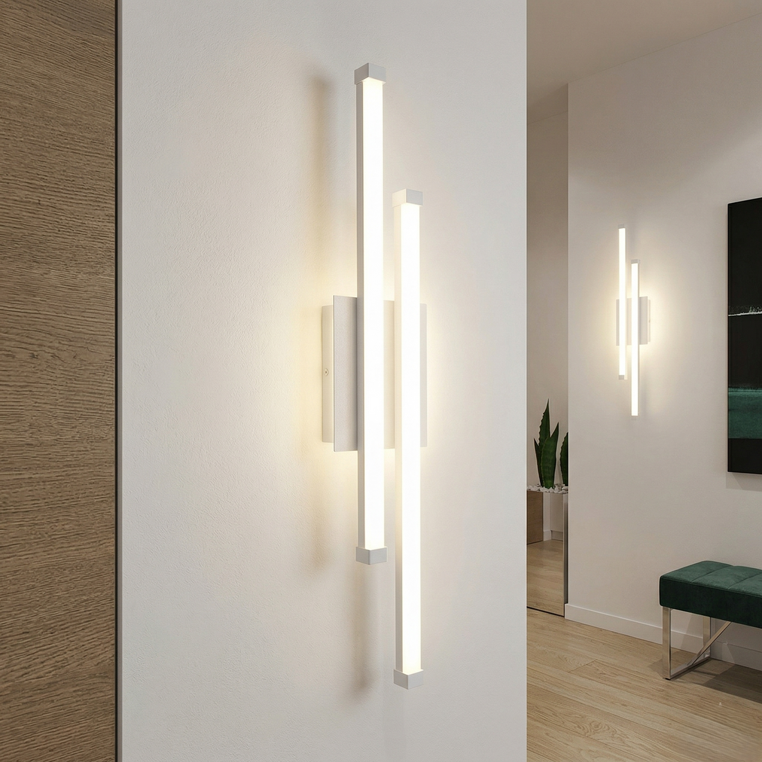 LED аплик LINNES Beauty White 44W – еквивалент 200W