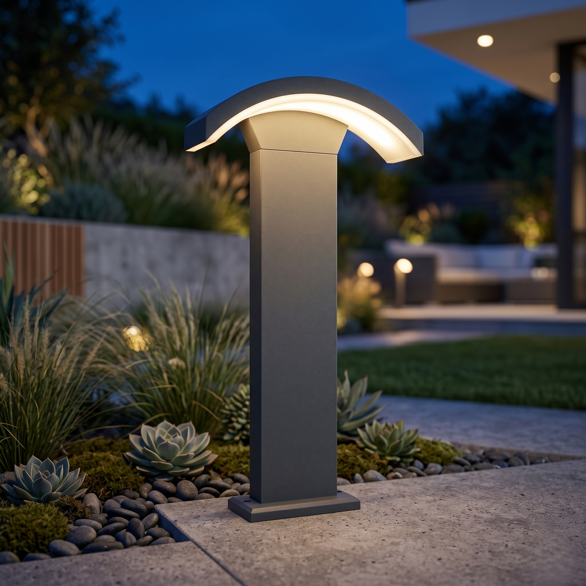 Декоративен градински стълб LED 12W 60CM Helios