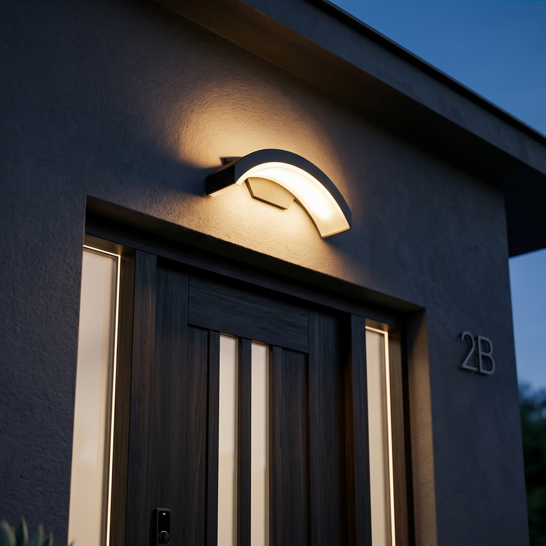 LED аплик за външен монтаж HELIOS 18W Черен