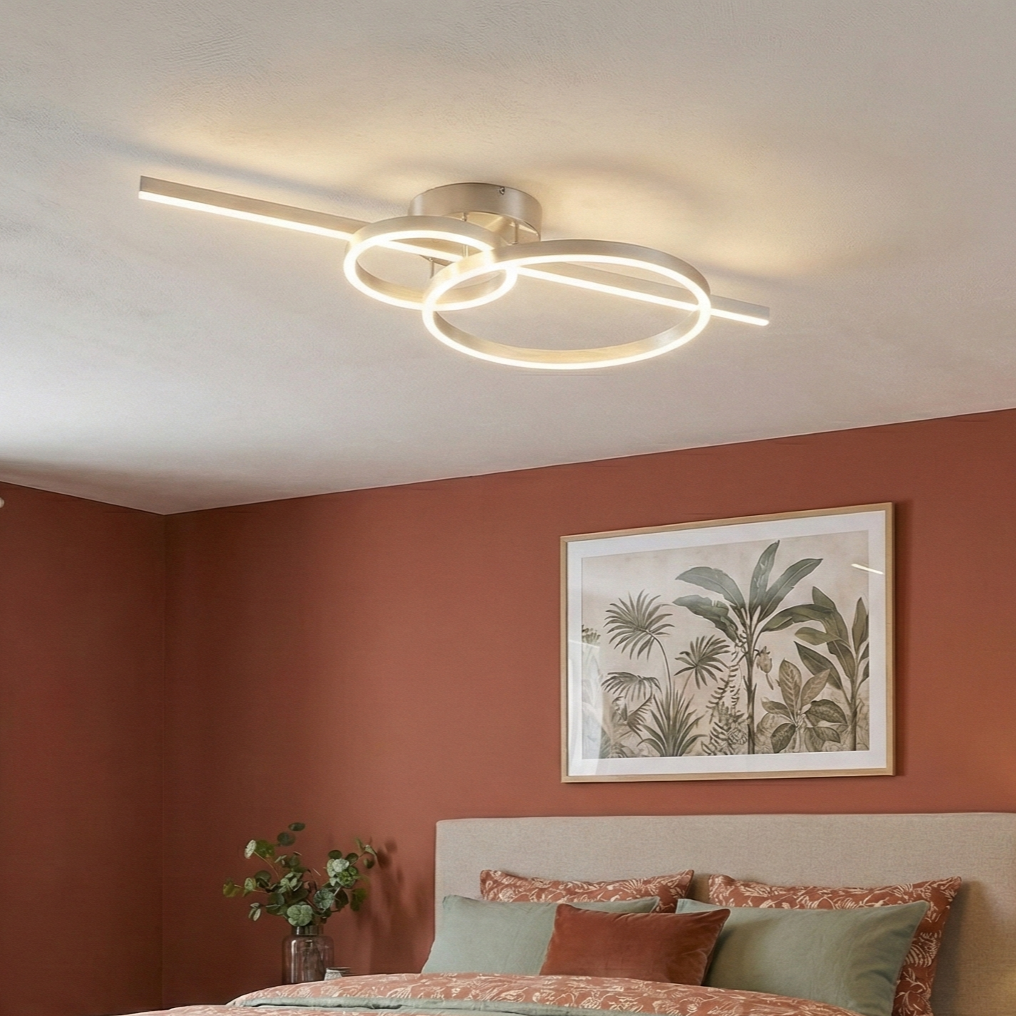 LED осветително тяло Premium MONTILLA Никел Chrome Еквивалент 600W