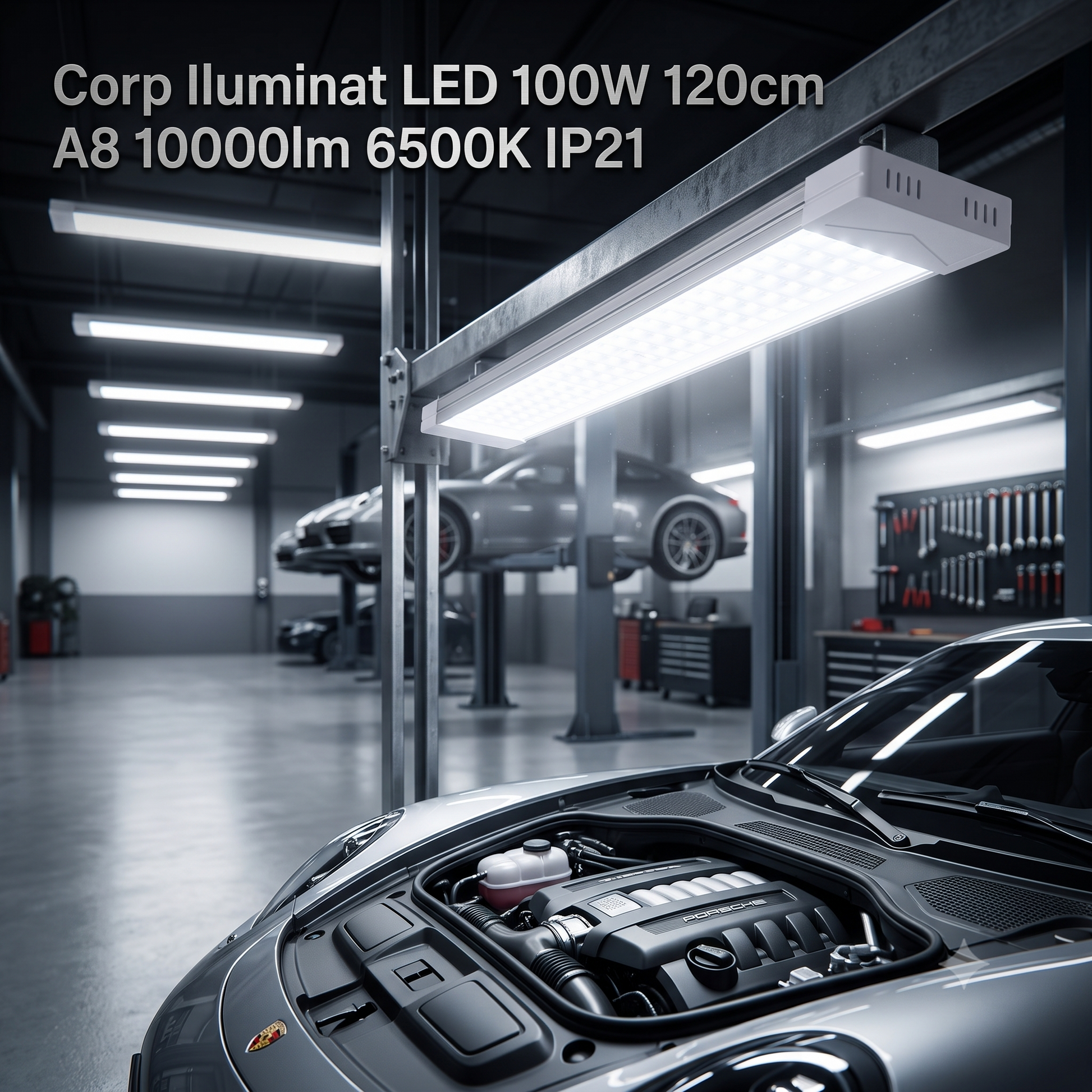 LED осветително тяло 100W 120cm A8 за интериор