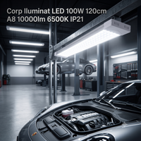 LED осветително тяло 100W 120cm A8 за интериор