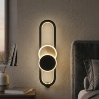 Аплик LED MOZZY 60cm Black Еквивалент 74W