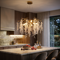 Полилей кристал LUXURY Golden Grapes 60CM