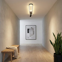 LED аплик със спотове 100 cm Бял + Черен – еквивалент 300W