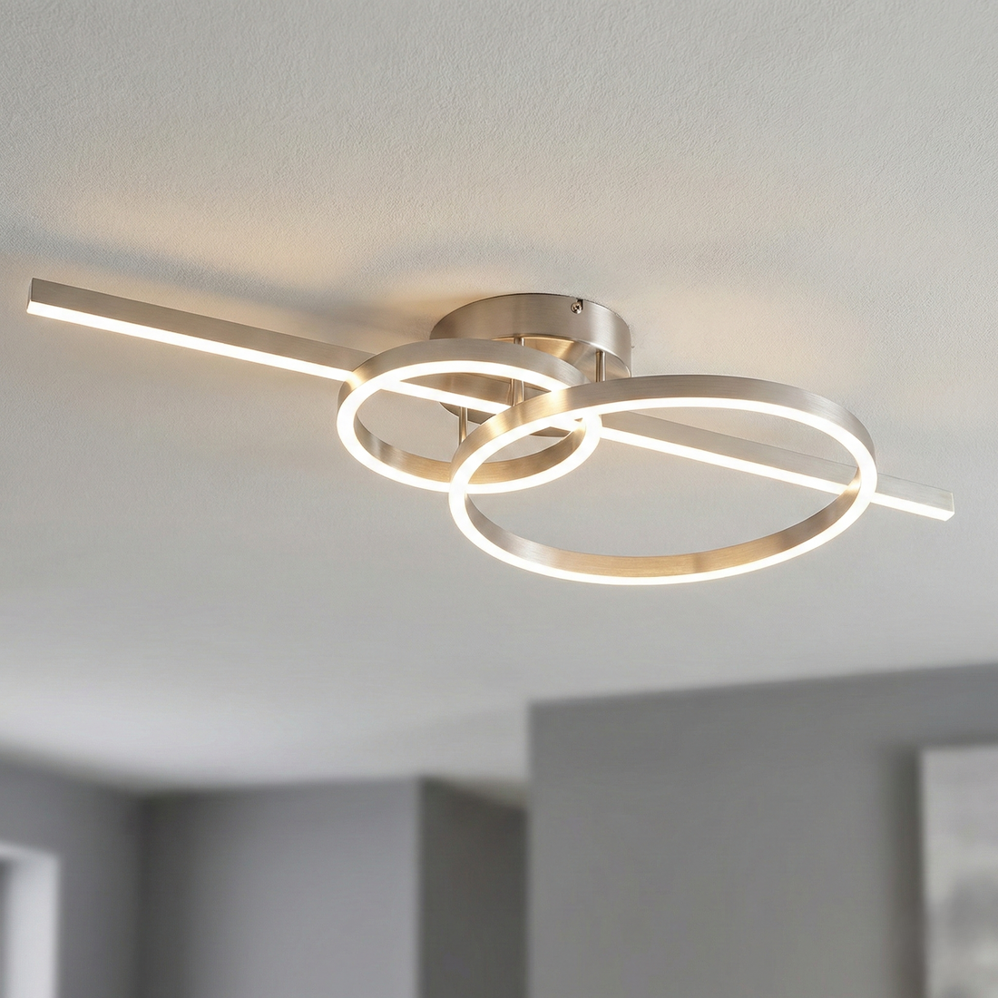 LED осветително тяло Premium MONTILLA Никел Chrome Еквивалент 600W