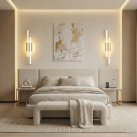 LED аплик LINNES Beauty Gold 44W – еквивалент 200W