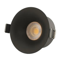 Spot COB LED 18W Rotund Negru / ⌀95mm / Incastrabil / Lumina Calda led spot light