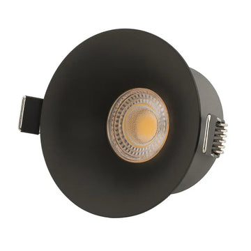 COB LED спот 7W Кръгъл черен / ⌀65mm / Вграден / Неутрална светлина