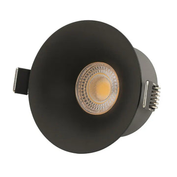 COB LED спот 12W Кръгъл Черен / ⌀78mm / Вграден / Неутрална светлина