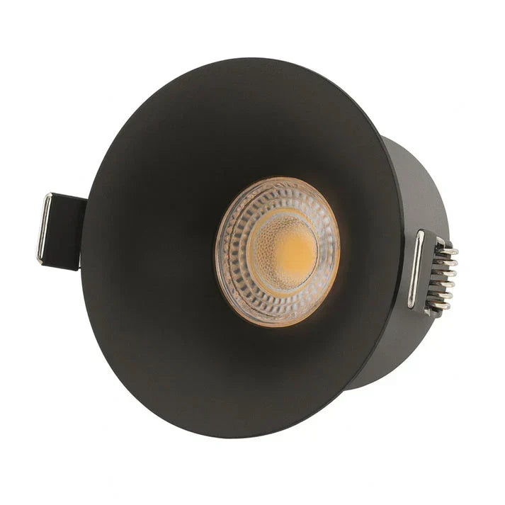 Spot COB LED 18W Rotund Negru / ⌀95mm / Incastrabil / Lumina Neutra led spot light