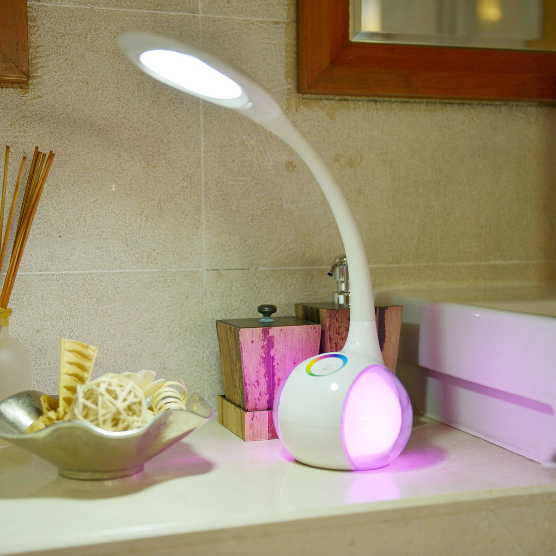 LED лампа за бюро RGB, гъвкава