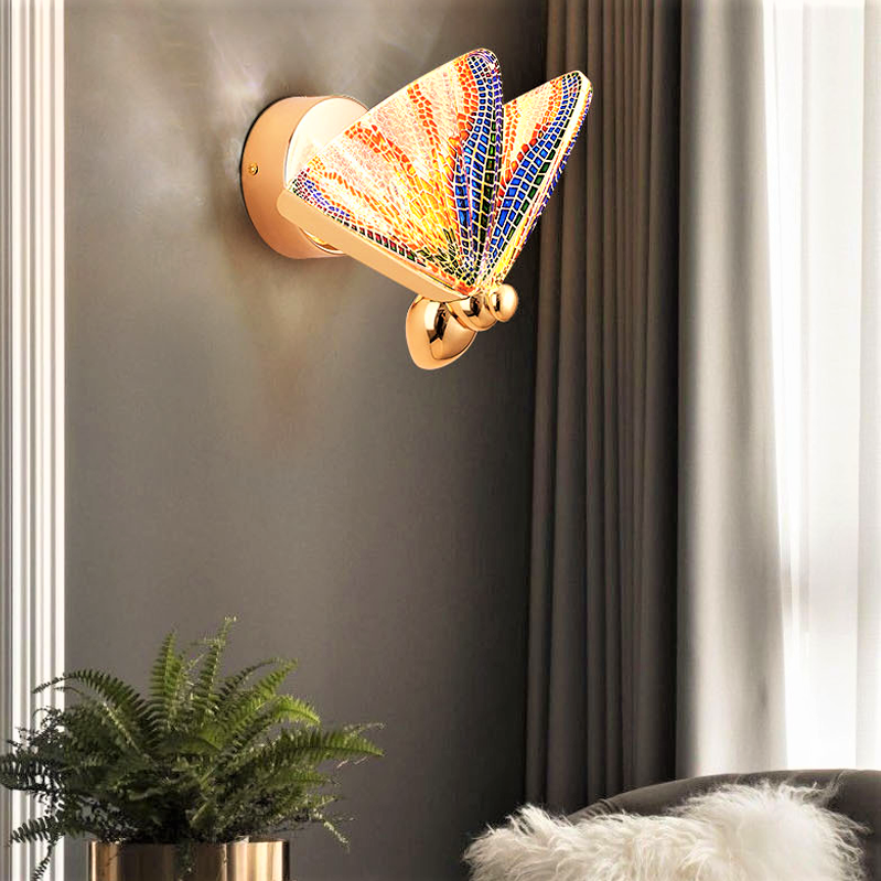 LED аплик 12W Butterfly GOLD