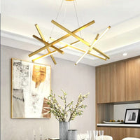 LED осветително тяло LINNES Gold с дистанционно, еквивалент на 500W