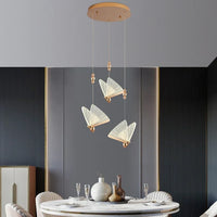 LED осветително тяло Luxury 3 Golden Butterflies