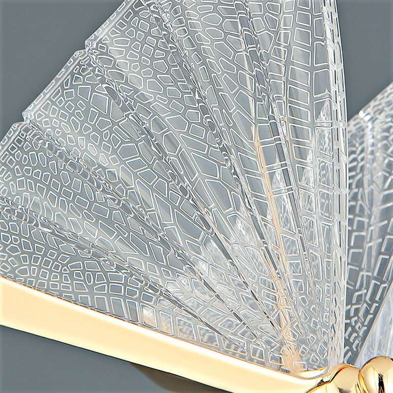 LED аплик 12W Butterfly GOLD