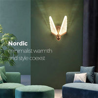 LED аплик 12W Butterfly GOLD