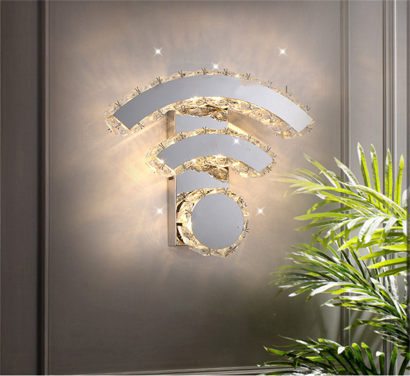 LED аплик 18W кристал 3 функции WIFI