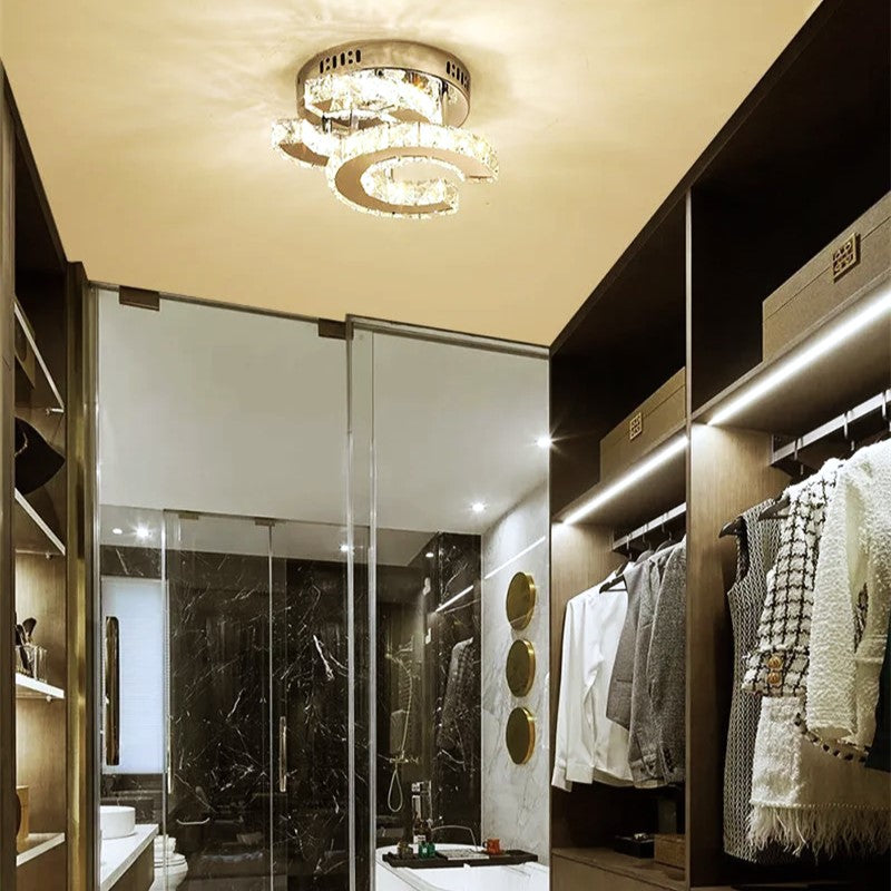 Осветително тяло LED CRISTAL Double C Еквивалент 200W