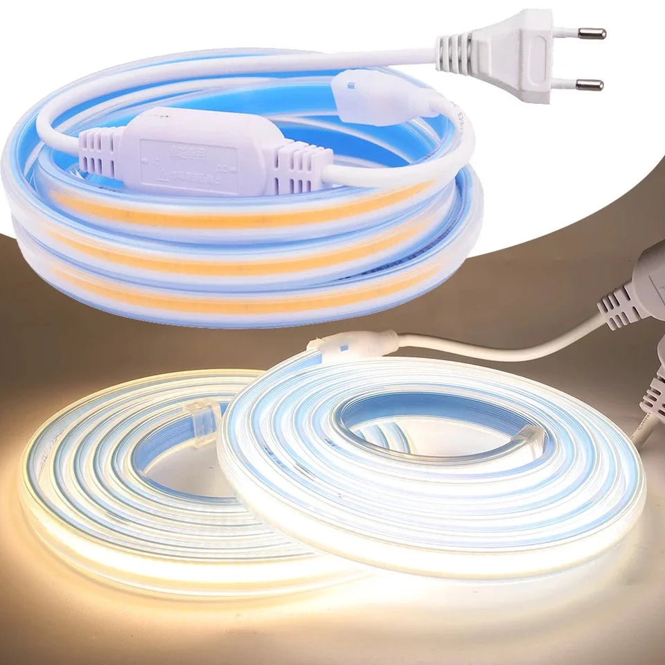 Ролка LED лента COB 220V за външна употреба IP65 - 100M