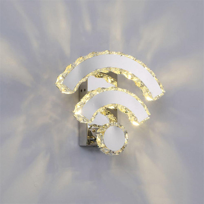 LED аплик 18W кристал 3 функции WIFI