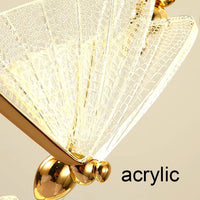 LED осветително тяло Luxury 3 Golden Butterflies