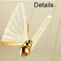 LED осветително тяло Luxury 3 Golden Butterflies