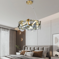 Candelabru Mini HARA Gold 6xE14 Ø50CM Chandeliers Crystal