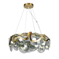 Полилей HARA Gold 8xE14 Ø60CM