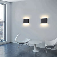 LED аплик 6W TANIA за външен монтаж, черна
