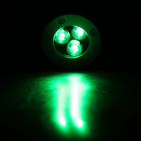 LED спот за външен монтаж 3W RGB за вграждане в под 12V