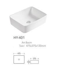 Мивка за плот Modern Line 47.5x37.5CM HY-401