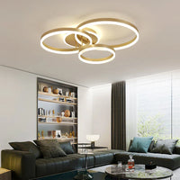 LED осветително тяло Beauty Gold Circle еквивалент 600W с дистанционно