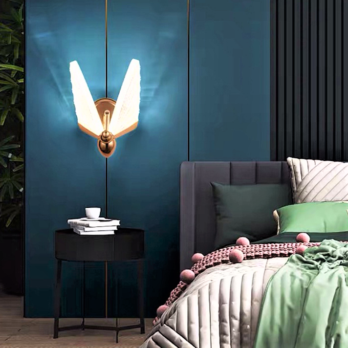 LED аплик 12W Butterfly GOLD