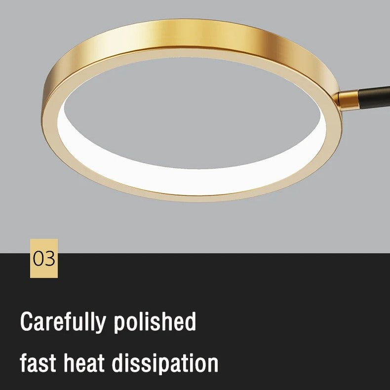 LED осветително тяло Nordic Style еквивалент 400W с дистанционно R9030-7