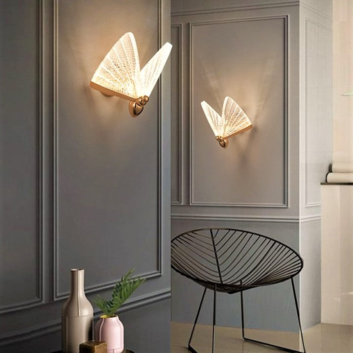 LED аплик 12W Butterfly GOLD
