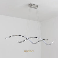 LED осветително тяло 120W висящо LINNEA Chrome с дистанционно