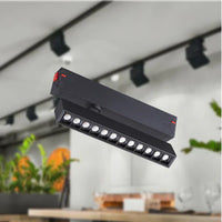 LED спот 12W магнитен сгъваем SMART CCT черен дистанционно