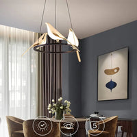LED осветително тяло Luxury 3 Golden Swallow