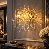 Аплик за стена Cristal Luxury Golden Tears
