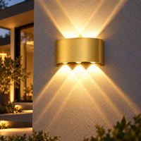 LED аплик 6W TRIO Exterior Gold