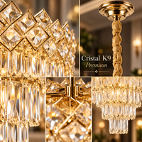Полилей кристал MALLI Gold ⌀50CM