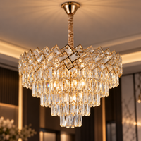 Полилей кристал MALLI Gold ⌀50CM