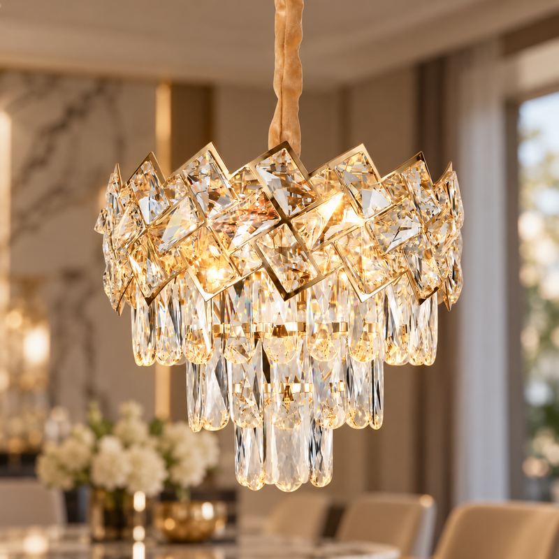 Детайл на кристалите Malli Gold