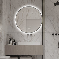Oglinda LED Rotunda Ø70cm Functie Dezaburire si Touch LED MIRROR