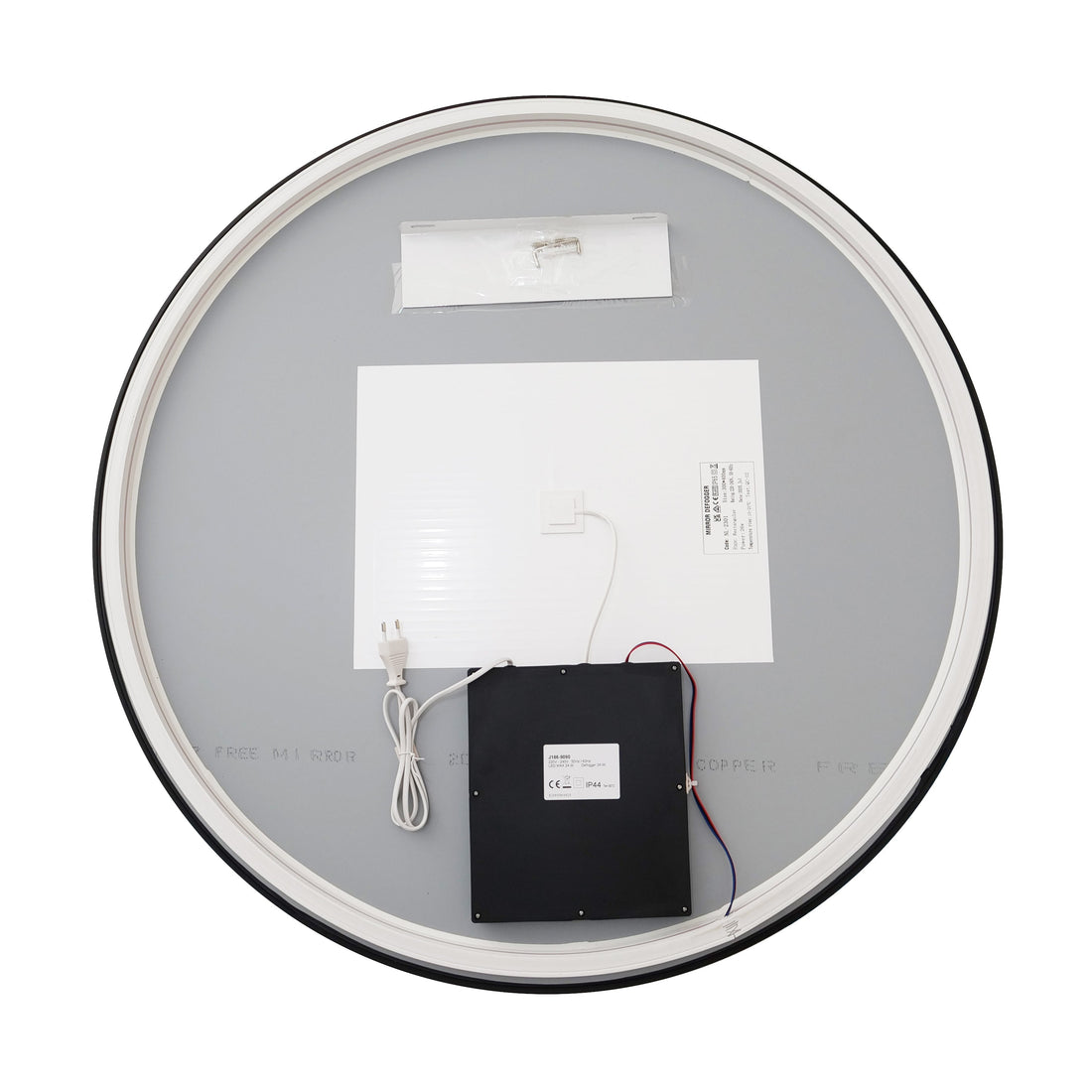 Кръгло LED огледало Ø90cm с функция против замъгляване и Touch