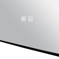 Правоъгълно LED огледало 120x80cm с функция против замъгляване и Touch