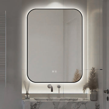 Oglinda LED Dreptunghiulara 60x80cm Functie Dezaburire si Touch LED MIRROR