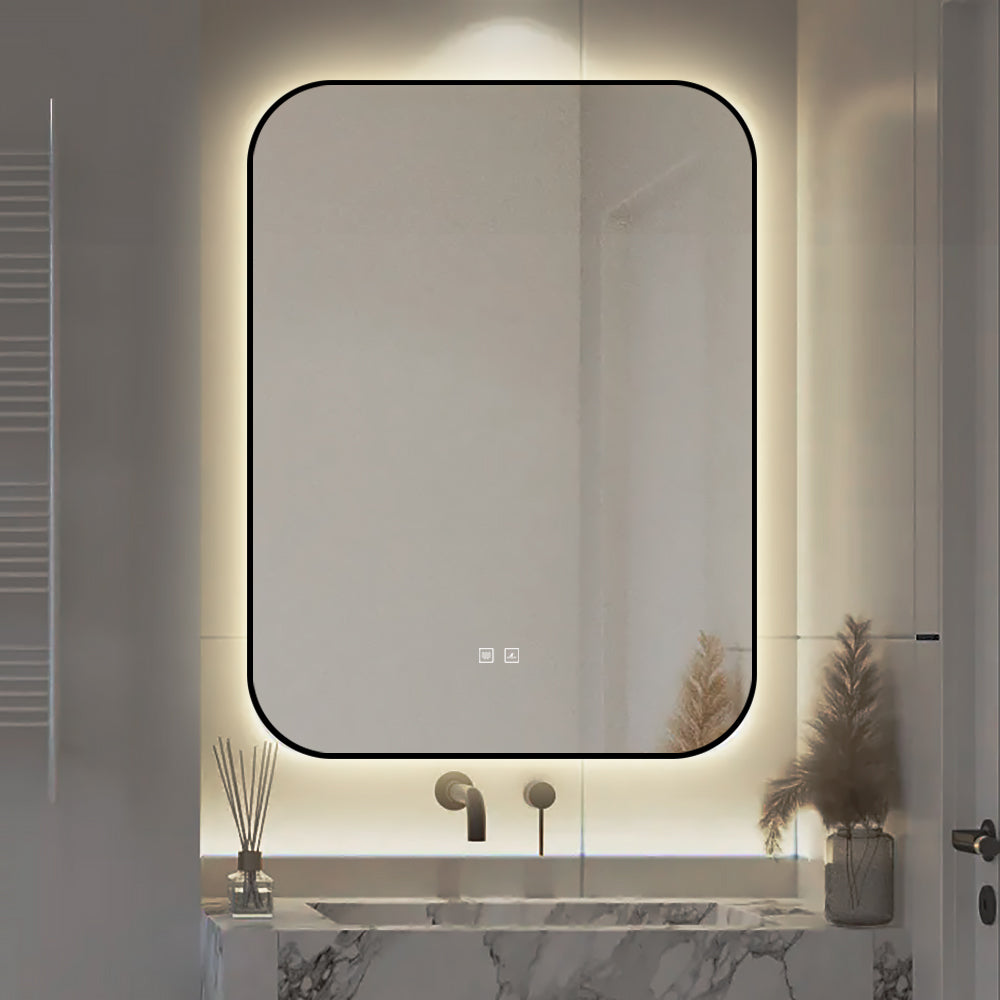 Oglinda LED Dreptunghiulara 60x80cm Functie Dezaburire si Touch LED MIRROR