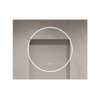 Правоъгълно LED огледало 100x80cm с функция против замъгляване и Touch